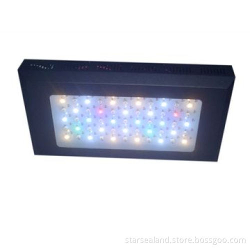 165W square LED grow light with 660nm and 450, 730nm wavelengths